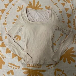 Bamboo Long Sleeve Scoop Neck Brami Full Length